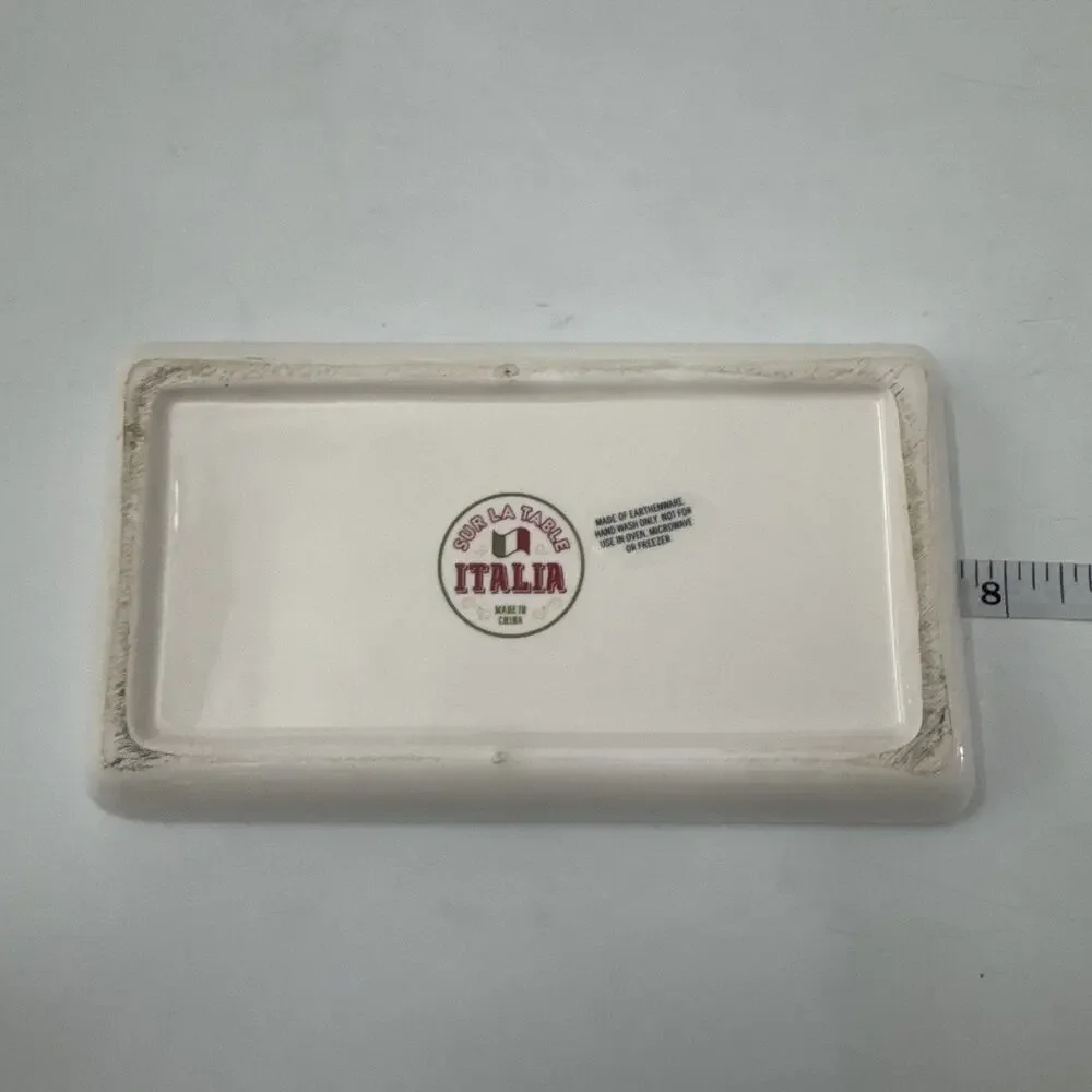 Sur La Table Italia Butter Dish Earthenware Burro Fresco